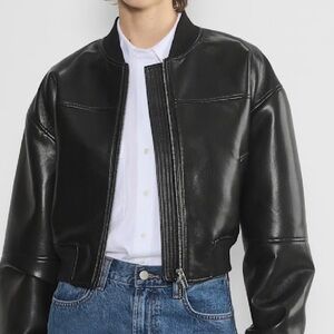 Babaton Aritzia Black Synergy Bomber